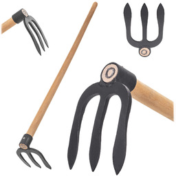 Motyka kuta Husby trójzębna 15 x 12 cm