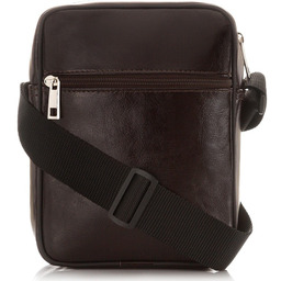 Saszetka męska skórzana na ramię brązowa Paolo Peruzzi