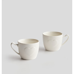 Komplet Kubków Inima z motywem serca