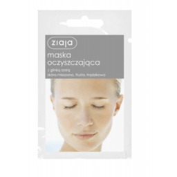 ZIAJA Maska Oczyszczająca z glinką szarą, 7ml ->