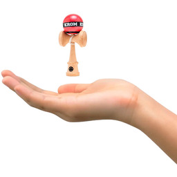 Kendama KROM Mikro Czerwony, gra zręcznościowa