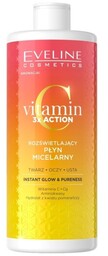 EVELINE Vitamin C 3xAction Rozświetlający Płyn micelarny 500ml