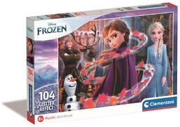 Clementoni, puzzle, Disney, Kraina lodu 2, z brokatem,