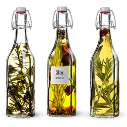 Szklana butelka Nave 500ml z korkiem mechanicznym 3