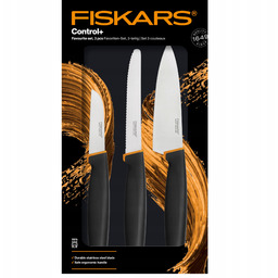 Fiskars Zestaw 3 noży kuchennych do skrobania obierania