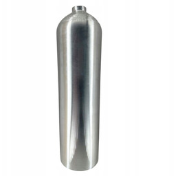 Butla aluminiowa 11,1 L 207bar, Tecline, szczotkowana (S080)