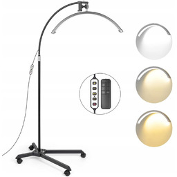 Lampa Led Kosmetyczna Bezcieniowa Moon do Makijażu Paznokci