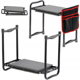 Taboret Stołek Siedzisko Klęcznik Uniwersalny ogrodowy 3W1 Składany