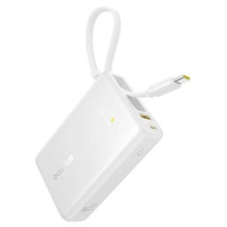 Baseus PicoGo Digital Display 10000mAh 45W Biały Powerbank