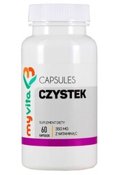 Czystek z Witaminą C 350 mg, Myvita