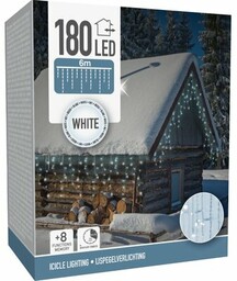 CHRISTMAS DECORATION Kurtyna LED AX8450500 6 m Sieciowe
