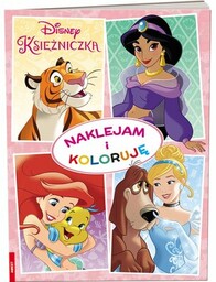 Ameet Kolorowanka Disney Księżniczka Naklejam i koloruję NAK-9106