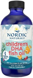 NORDIC NATURALS Children DHA Omega-3 suplement diety syrop