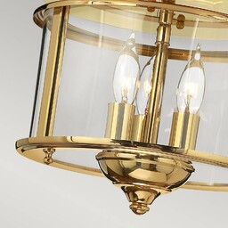 HINKLEY Lampa sufitowa Gentry, możliwość ściemniania, mosiężny /