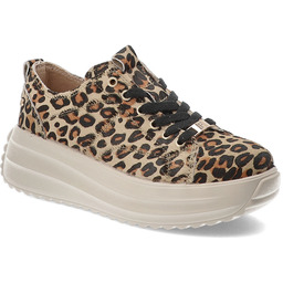 Filippo Brązowe Sneakersy Modne Obuwie Damskie Leopard