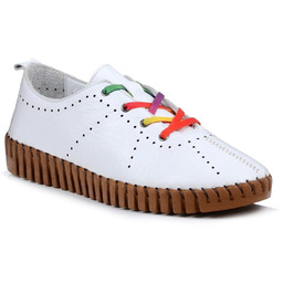 Półbuty damskie skórzane sznurowane wygodne Loretta Vitale 5011-39