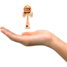 Kendama KROM Mikro Pomarańczowy, gra zręcznościowa