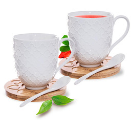 Orion Kubek ze spodkiem i łyżeczką dla dwojga