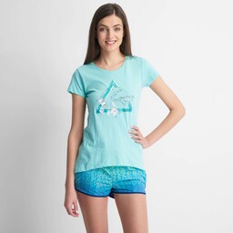 Elbrus damski T-shirt Summit Wo''s turkusowy Tanager Turquoise