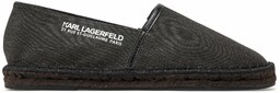 Espadryle KARL LAGERFELD KL70119 Czarny