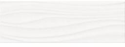Płytka ścienna PLAIN white structure glossy 20x60 #010