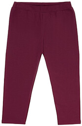 Legginsy niemowlęce bordowe - 74