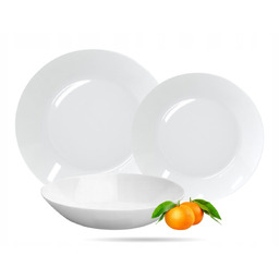 Serwis obiadowy dla 12 osób 36 el biały