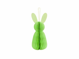 Dekoracja wisząca rozetka Króliczek zielony - 30 cm