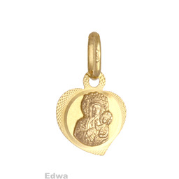 Zawieszka złota medalik pr.585