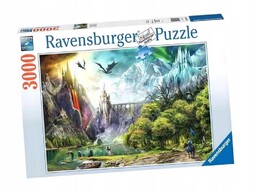Puzzle 3000 Panowanie Smoków, Ravensburger