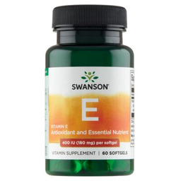 SWANSON Witamina E 400 j.m. (60 kapsułek) Zyskaj