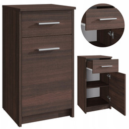 Komoda Bodo 1D1S Wenge 40cm mała szafka szuflada