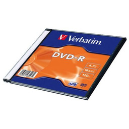 VERBATIM Płyta DVD-R 4.7GB 16x Slim