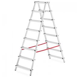 Drabina domowa dwustronna 2x8 stopnie HIGHER - 3,70
