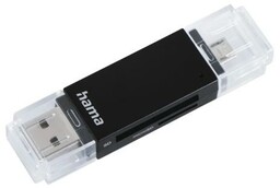 Hama Basic SD/ MicroSD 2w1 OTG Czytnik kart