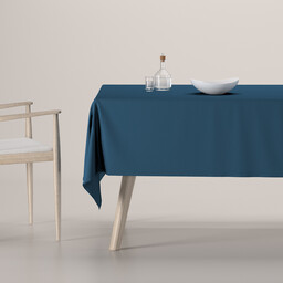 Obrus prostokątny, ocean blue (morski niebieski), Cotton Panama