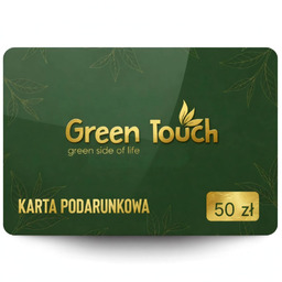 Karta podarunkowa Green Touch na prezent voucher