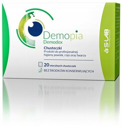 Demopia Demodex Chusteczki do higieny powiek, rzęs oraz