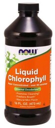 NOW Liquid Chlorophyll Chlorofil w płynie, 473ml