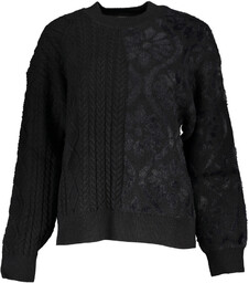 CZARNY SWETER DESIGUAL DAMSKI
