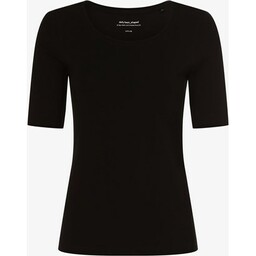 Opus T-shirt damski Kobiety Bawełna czarny jednolity