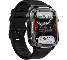 Sportowy Męski Smartwatch Rubicon RNCF07 Czarny Rozmowy Puls
