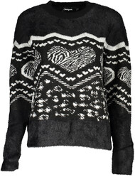 CZARNY SWETER DESIGUAL DAMSKI