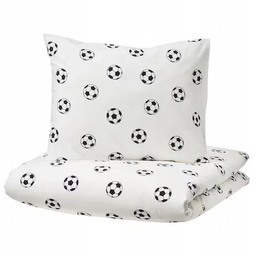 IKEA SPORTSLIG Pościel dziecięca 150x200 wzór PIŁKI piłka