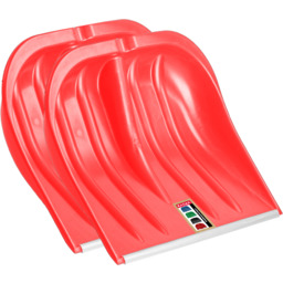 Szufla do śniegu bez uchwytu, czerwona, 2 szt.