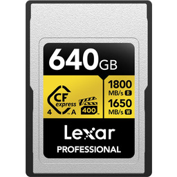 Karta pamięci Lexar CFexpress 4.0 Pro Gold, VPG400,
