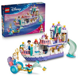 LEGO 43299 Disney Princess Królewska łódź weselna Arielki