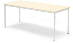 Stół SONITUS, 1600x700x720 mm, laminat HPL brzoza, redukcja
