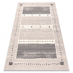 Dywan wełniany ANGEL 6553 / 52022 Paski, ramka