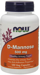 NOW D-Mannose 500mg 120vegcaps